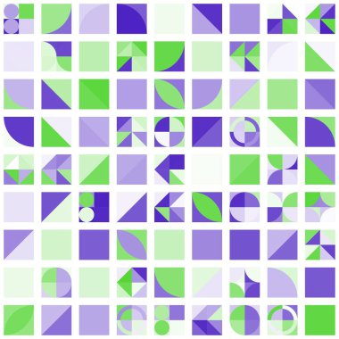 Asgari mozaik geometrik soyut arkaplan deseni