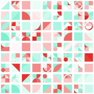 Asgari mozaik geometrik soyut arkaplan deseni