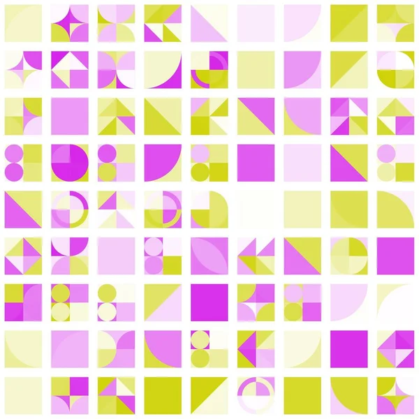 Minimal Mosaico Geometrico Astratto Modello Sfondo — Foto Stock