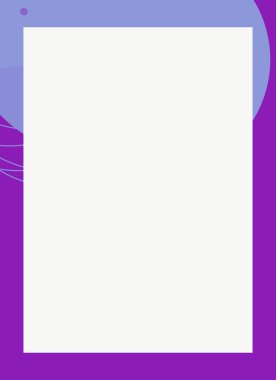 Dekoratif desen tasarımlı renkli, soyut el ilanı kapağı çerçevesi