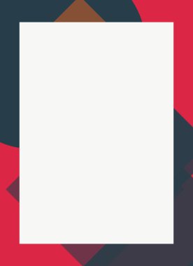 Dekoratif desen tasarımlı renkli, soyut el ilanı kapağı çerçevesi