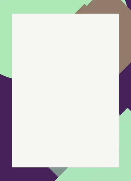 Farbenfroher Moderner Abstrakter Flyer Deckelrahmen Mit Dekorativem Texturdesign — Stockfoto