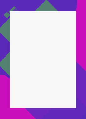 Dekoratif desen tasarımlı renkli, soyut el ilanı kapağı çerçevesi