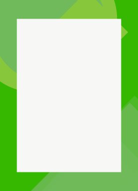 Dekoratif desen tasarımlı renkli, soyut el ilanı kapağı çerçevesi