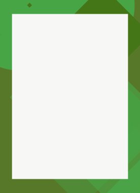 Dekoratif desen tasarımlı renkli, soyut el ilanı kapağı çerçevesi