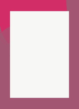 Dekoratif desen tasarımlı renkli, soyut el ilanı kapağı çerçevesi