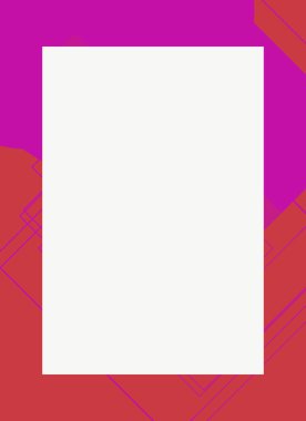 Dekoratif desen tasarımlı renkli, soyut el ilanı kapağı çerçevesi