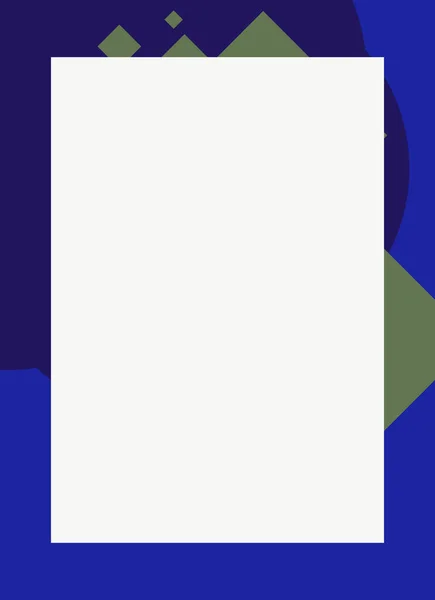 Kleurrijke Moderne Abstracte Flyer Omslag Frame Met Decoratieve Textuur Ontwerp — Stockfoto