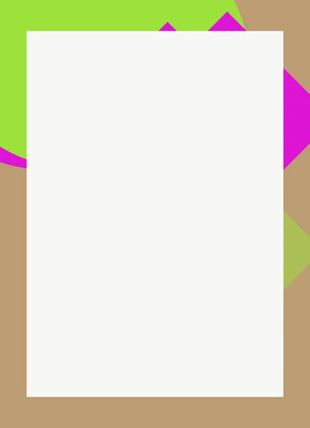 Красочный Современный Абстрактный Каркас Обложки Флаера Декоративным Текстурным Дизайном — стоковое фото