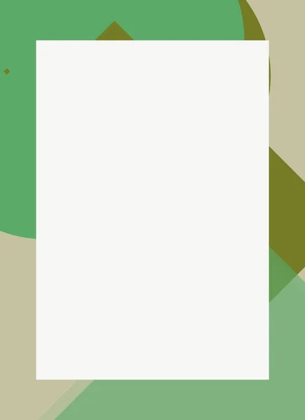 Färgglad Modern Abstrakt Flyer Omslag Ram Med Dekorativ Textur Design — Stockfoto