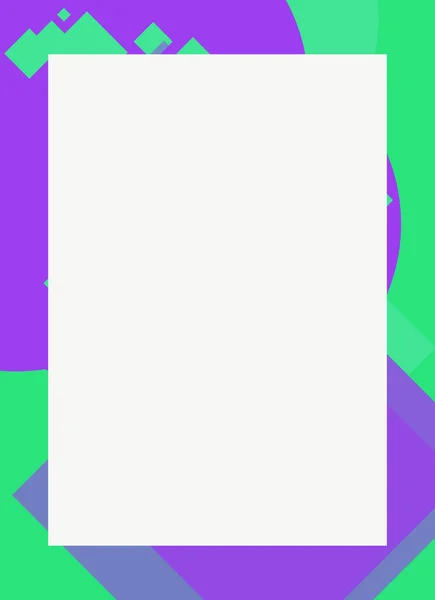 カラフルな現代抽象的なフライヤーカバーフレーム装飾的なテクスチャデザイン — ストック写真