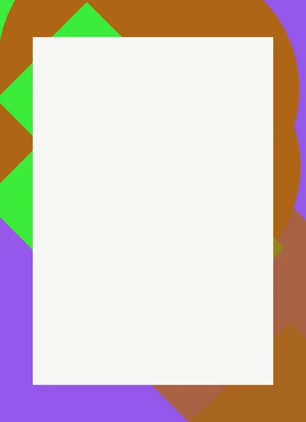 カラフルな現代抽象的なフライヤーカバーフレーム装飾的なテクスチャデザイン — ストック写真