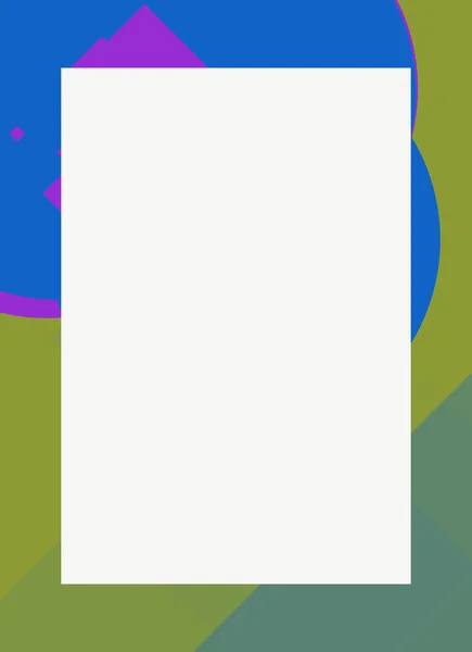 カラフルな現代抽象的なフライヤーカバーフレーム装飾的なテクスチャデザイン — ストック写真