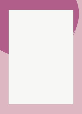 Dekoratif desen tasarımlı renkli, soyut el ilanı kapağı çerçevesi