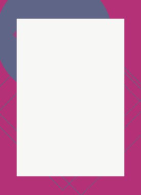 Dekoratif desen tasarımlı renkli, soyut el ilanı kapağı çerçevesi