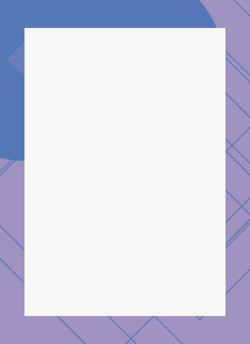 Dekoratif desen tasarımlı renkli, soyut el ilanı kapağı çerçevesi