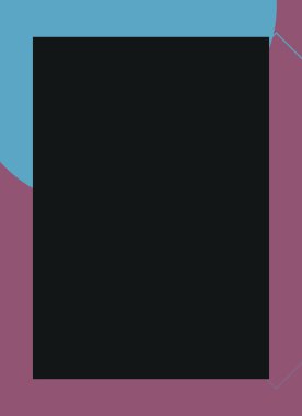 Renkli modern soyut el ilanı veya dekoratif desen kapağı tasarımlı broşür çerçevesi