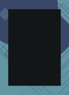 Renkli modern soyut el ilanı veya dekoratif desen kapağı tasarımlı broşür çerçevesi