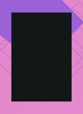 Renkli modern soyut el ilanı veya dekoratif desen kapağı tasarımlı broşür çerçevesi