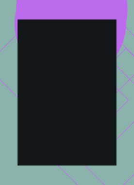 Renkli modern soyut el ilanı veya dekoratif desen kapağı tasarımlı broşür çerçevesi