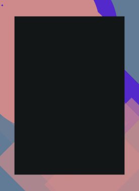 Renkli modern soyut el ilanı veya dekoratif desen kapağı tasarımlı broşür çerçevesi