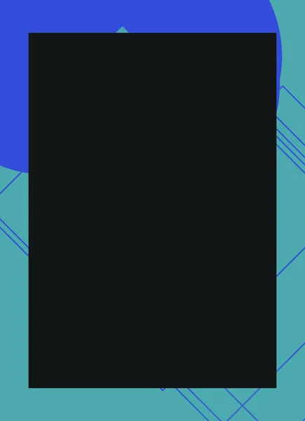 Красочный Современный Абстрактный Каркас Обложки Флаера Декоративным Текстурным Дизайном — стоковое фото