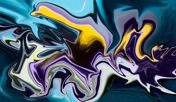 Diseño Patrones Remolinos Fondo Sin Costura Pintados Mano Abstractos Coloridos — Foto de Stock