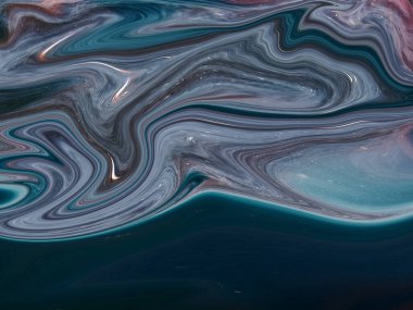 Psikedelik Renkli Soyut Modern El Boyalı Arkaplan Girdap Tasarımı