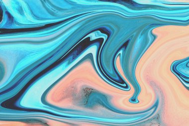 Psikedelik Renkli Soyut Modern El Boyalı Arkaplan Girdap Tasarımı