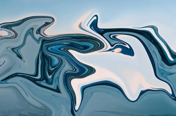 Psychedelisch Bunte Abstrakte Moderne Handgemalte Hintergrund Wirbelt Muster Design — Stockfoto