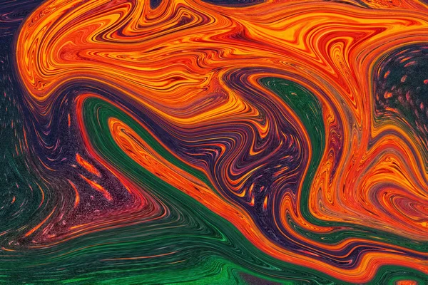 Красочный Абстрактный Современный Ручной Окрашенный Жидкий Фон — стоковое фото