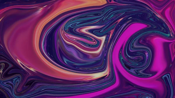 Colorful Abstract Modern Hand Painted Liquid Background Swirls Pattern Design — Stock Photo, Image
