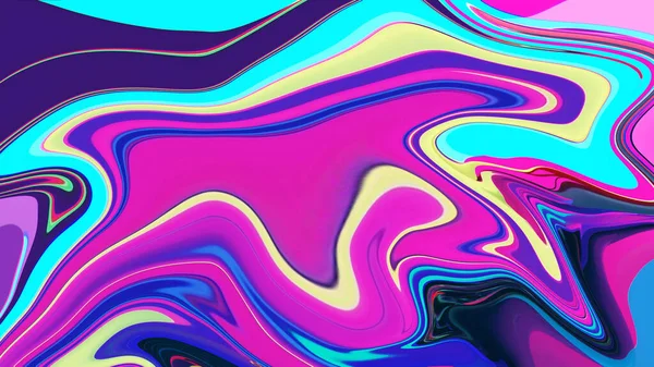 Красочная Абстрактная Масляная Краска Современный Ручной Окрашенный Жидкий Фон — стоковое фото