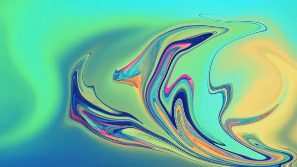 Bunte Abstrakte Ölfarbe Moderne Hand Gemalt Flüssigen Hintergrund Verwirbelt Muster — Stockfoto