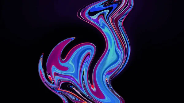 Colorful Abstract Oil Paint Modern Hand Painted Liquid Background Swirls — Stock Photo, Image