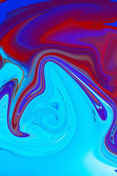 混合液色の塗料で水彩画 抽象的なアクリル絵具 現代美術 大理石の液体大理石の抽象的な背景 — ストック写真