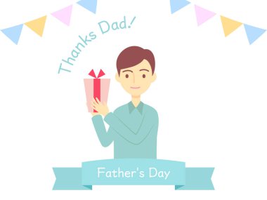 Babalar Günü, baba. İllüstrasyon setine teşekkür ederim.