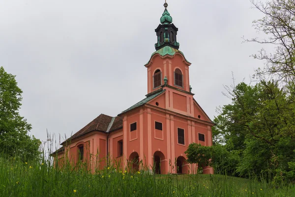 Rosa Kirche. — Stockfoto
