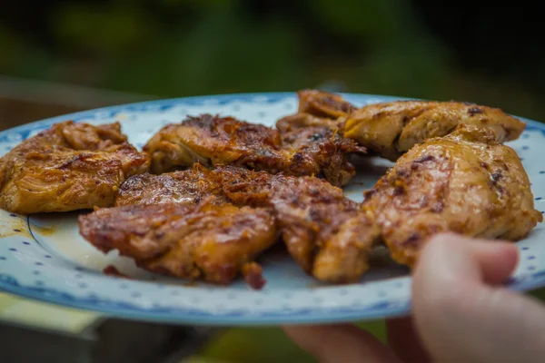 ızgara kemiksiz tavuk.