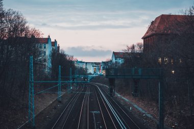 Berlin 'de raylar, öğleden sonra Prenzlauer berg