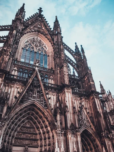 Old Entrance Cologne Dome Germany — 스톡 사진