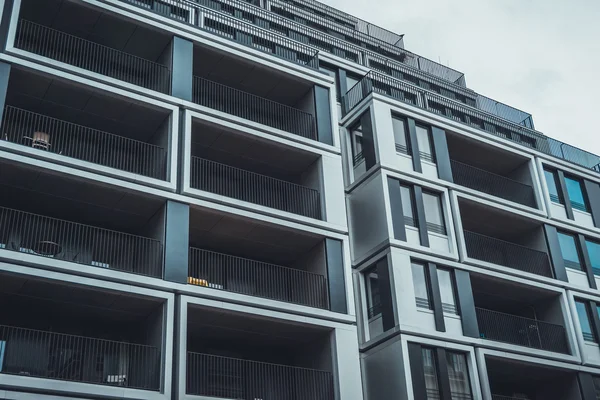 Apartamentos Modernos Con Balcón Grande Berlín —  Fotos de Stock