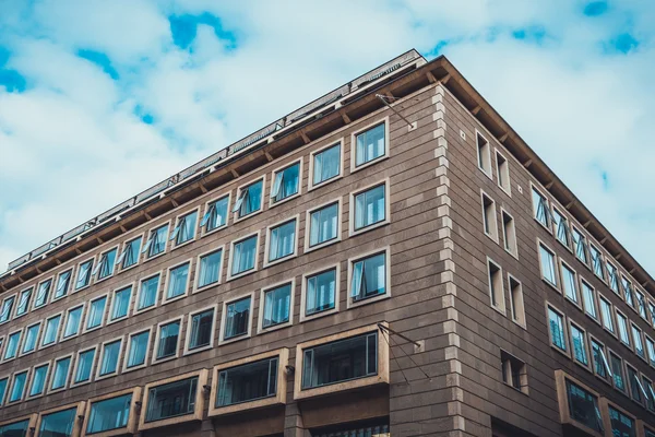 Extérieur Architectural Faible Angle Immeuble Bureaux Commercial Moderne Appartements Résidentiels — Photo