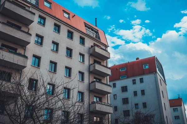 Типові Будинки Берліні Пренцлауер Берг — стокове фото