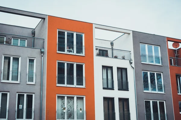 townhouses ayrıntılı bir görünümünü