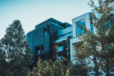 Berlin, Almanya 'daki konağın modern mimarisi