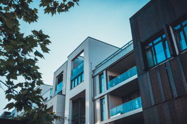 siyah ve beyaz evler