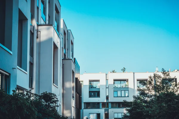 Modern lüks townhouses kompleksinin — Stok fotoğraf