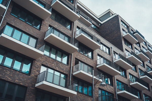 Exterior of modern building