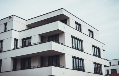 20. yüzyıl akılcı tasarım daire dış